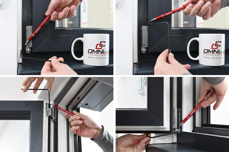 Ustawienie rygla i prowadnicy drzwi