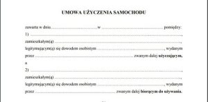 Czy umowę użyczenia samochodu trzeba zgłaszać w urzędzie skarbowym? Sprawdź, co musisz wiedzieć!
