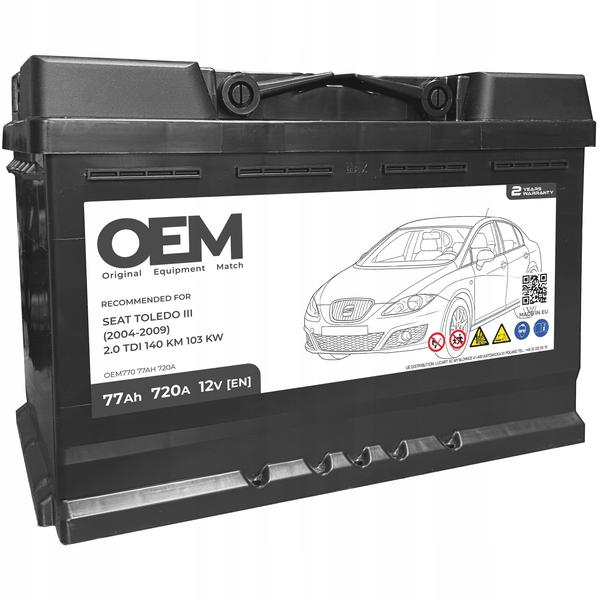 Modele akumulatorów do Seata