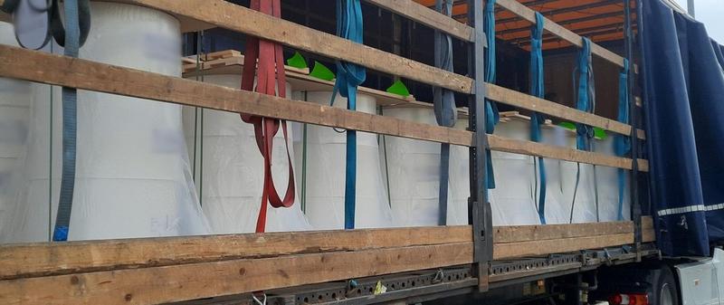 Naciski na osie naczepy